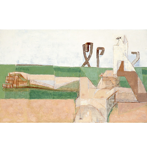 《鳩と青年》1954